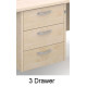 Maestro Cantilever Desk with Fixed Pedestal